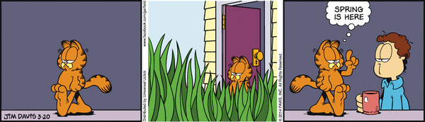 Komiksy garfield - komiks z dnia 20/03/2014