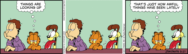 Komiksy garfield - komiks z dnia 27/03/2014