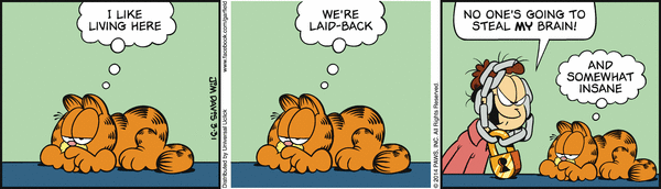 Komiksy garfield - komiks z dnia 31/03/2014