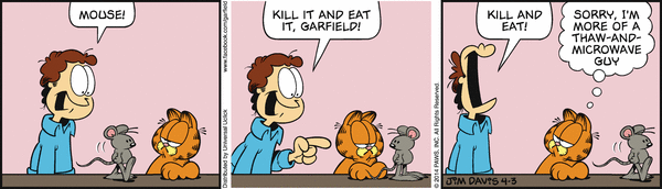 Komiksy garfield - komiks z dnia 03/04/2014