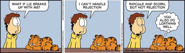 Komiksy garfield - komiks z dnia 04/04/2014