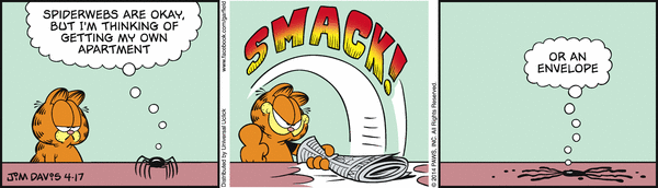 Komiksy garfield - komiks z dnia 17/04/2014