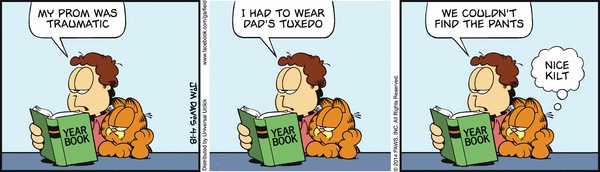 Komiksy garfield - komiks z dnia 18/04/2014