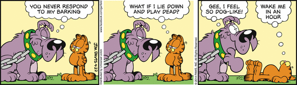 Komiksy garfield - komiks z dnia 22/04/2014