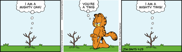 Komiksy garfield - komiks z dnia 29/04/2014
