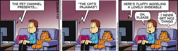 Komiksy garfield - komiks z dnia 30/04/2014