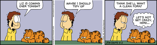 Komiksy garfield - komiks z dnia 02/05/2014