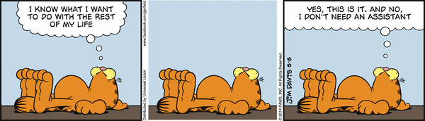 Komiksy garfield - komiks z dnia 05/05/2014