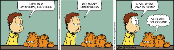 Komiksy garfield - komiks z dnia 14/05/2014