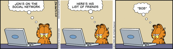 Komiksy garfield - komiks z dnia 20/05/2014