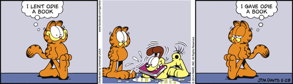 Komiksy garfield - komiks z dnia 28/05/2014