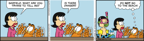 Komiksy garfield - komiks z dnia 30/05/2014