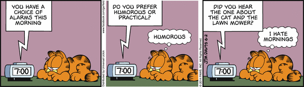 Komiksy garfield - komiks z dnia 02/06/2014