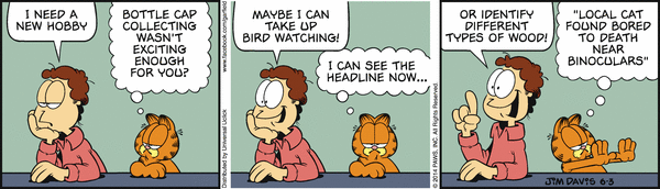 Komiksy garfield - komiks z dnia 03/06/2014