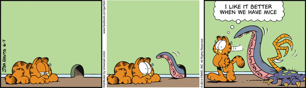 Komiksy garfield - komiks z dnia 07/06/2014