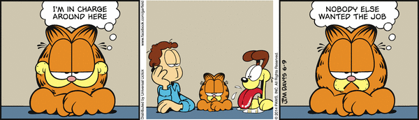 Komiksy garfield - komiks z dnia 09/06/2014