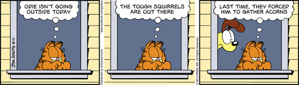 Komiksy garfield - komiks z dnia 11/06/2014