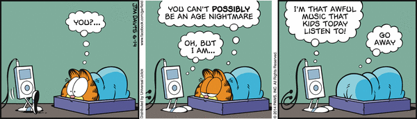 Komiksy garfield - komiks z dnia 14/06/2014