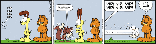 Komiksy garfield - komiks z dnia 02/07/2014