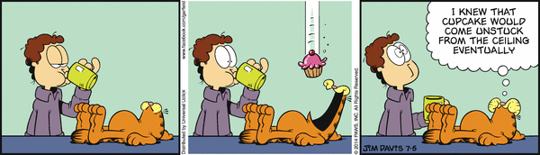 Komiksy garfield - komiks z dnia 05/07/2014