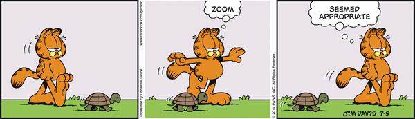 Komiksy garfield - komiks z dnia 09/07/2014