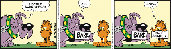 Komiksy garfield - komiks z dnia 10/07/2014