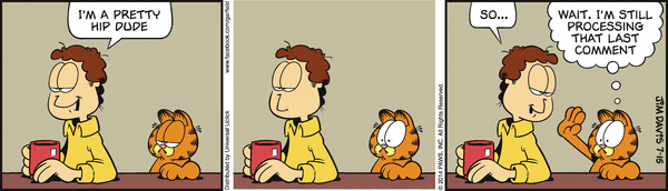 Komiksy garfield - komiks z dnia 15/07/2014
