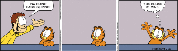 Komiksy garfield - komiks z dnia 16/07/2014