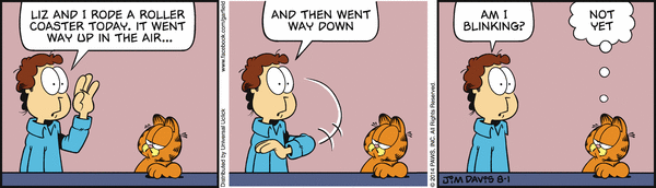 Komiksy garfield - komiks z dnia 01/08/2014