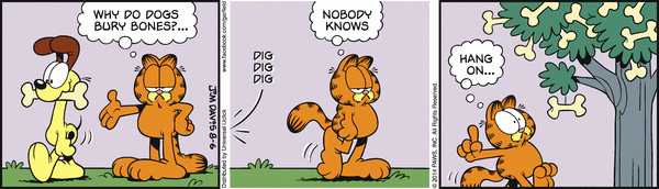Komiksy garfield - komiks z dnia 06/08/2014
