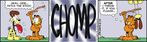 Komiksy garfield - komiks z dnia 20/08/2014