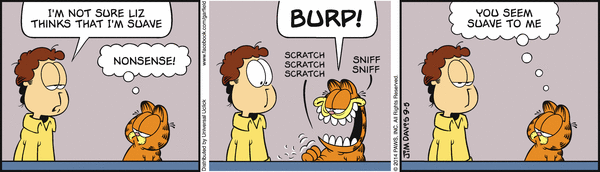 Komiksy garfield - komiks z dnia 05/09/2014