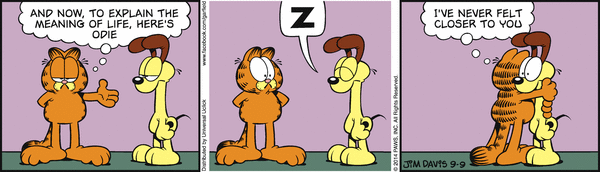 Komiksy garfield - komiks z dnia 09/09/2014