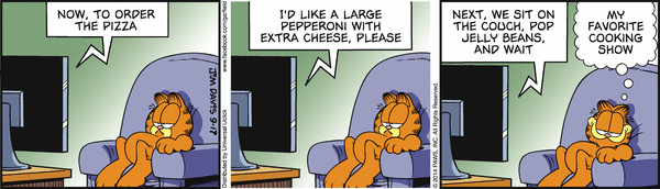 Komiksy garfield - komiks z dnia 17/09/2014