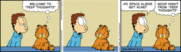 Komiksy garfield - komiks z dnia 22/09/2014