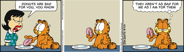Komiksy garfield - komiks z dnia 26/09/2014