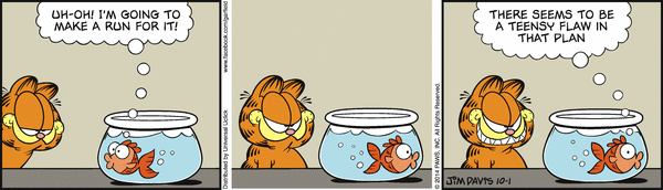 Komiksy garfield - komiks z dnia 01/10/2014