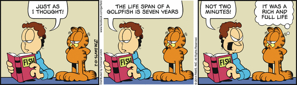 Komiksy garfield - komiks z dnia 02/10/2014