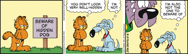 Komiksy garfield - komiks z dnia 08/10/2014