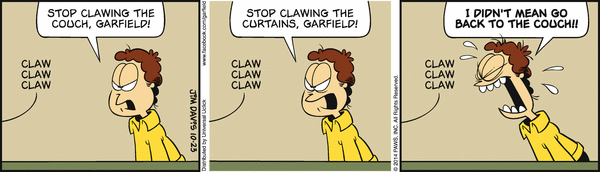 Komiksy garfield - komiks z dnia 23/10/2014