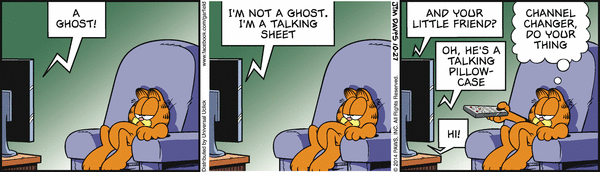 Komiksy garfield - komiks z dnia 27/10/2014