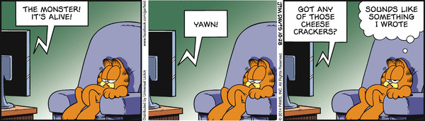 Komiksy garfield - komiks z dnia 28/10/2014