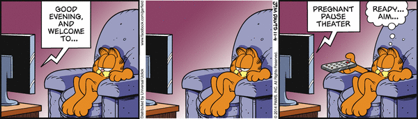 Komiksy garfield - komiks z dnia 04/11/2014