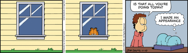 Komiksy garfield - komiks z dnia 10/11/2014