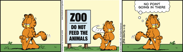 Komiksy garfield - komiks z dnia 13/11/2014