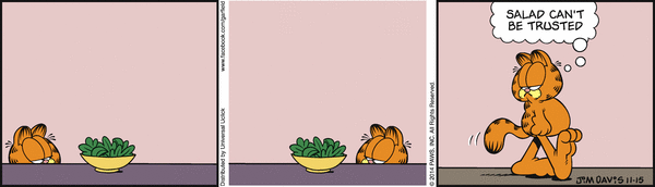 Komiksy garfield - komiks z dnia 15/11/2014