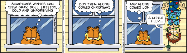 Komiksy garfield - komiks z dnia 01/12/2014