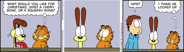 Komiksy garfield - komiks z dnia 03/12/2014