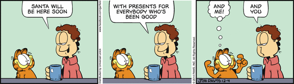 Komiksy garfield - komiks z dnia 04/12/2014