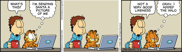 Komiksy garfield - komiks z dnia 05/12/2014